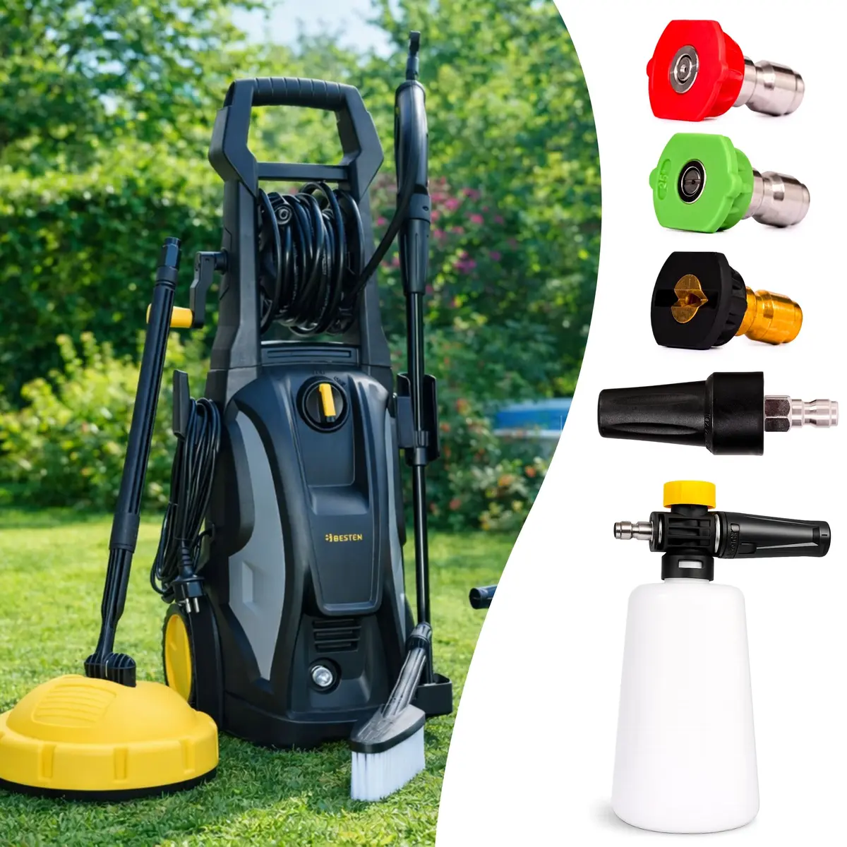 Myjka ciśnieniową BESTEN BE0002913 ciśnienie robocze 180 bar